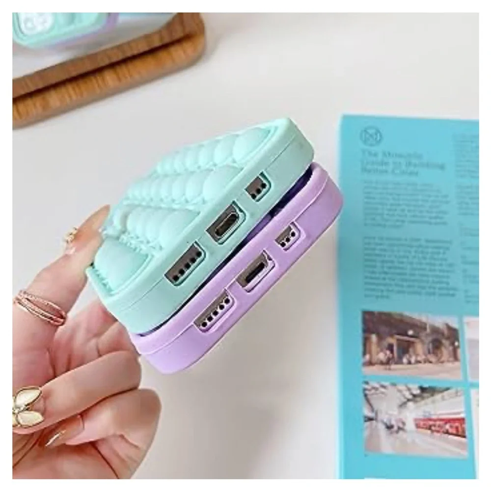 ✨NEW: iPhone 12 Mini Phone Cover | Fidget | Mint iPhone Case | Sensory Case